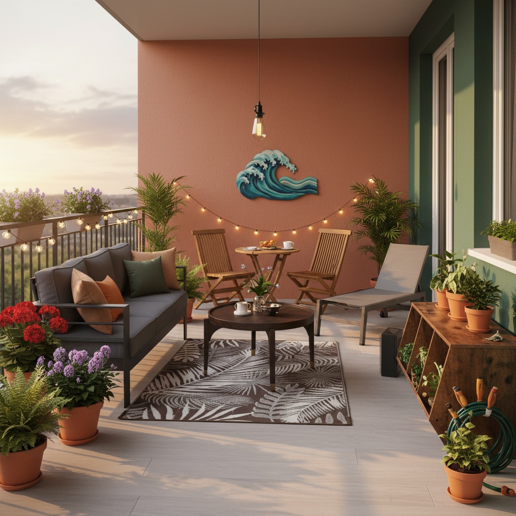 Classic Patio & Balcony Design with Earth Tones | Home Interior Design ...