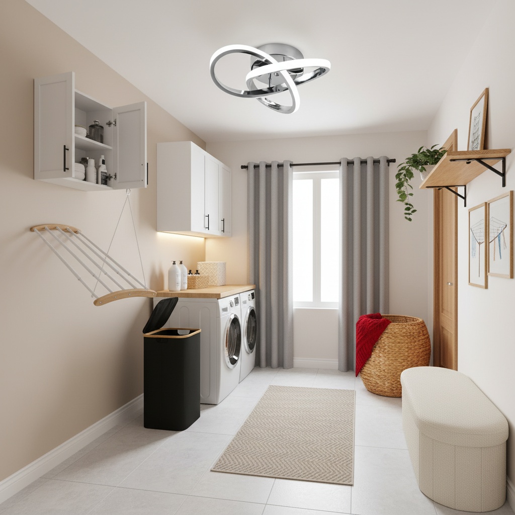 Scandinavian Laundry Room Ideas: Neutral Home Interior Design - Artevia