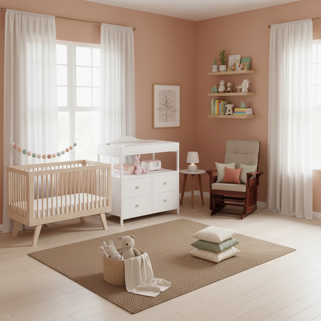 Scandinavian Nursery Design with Earth Tones | Home Interior Design ...