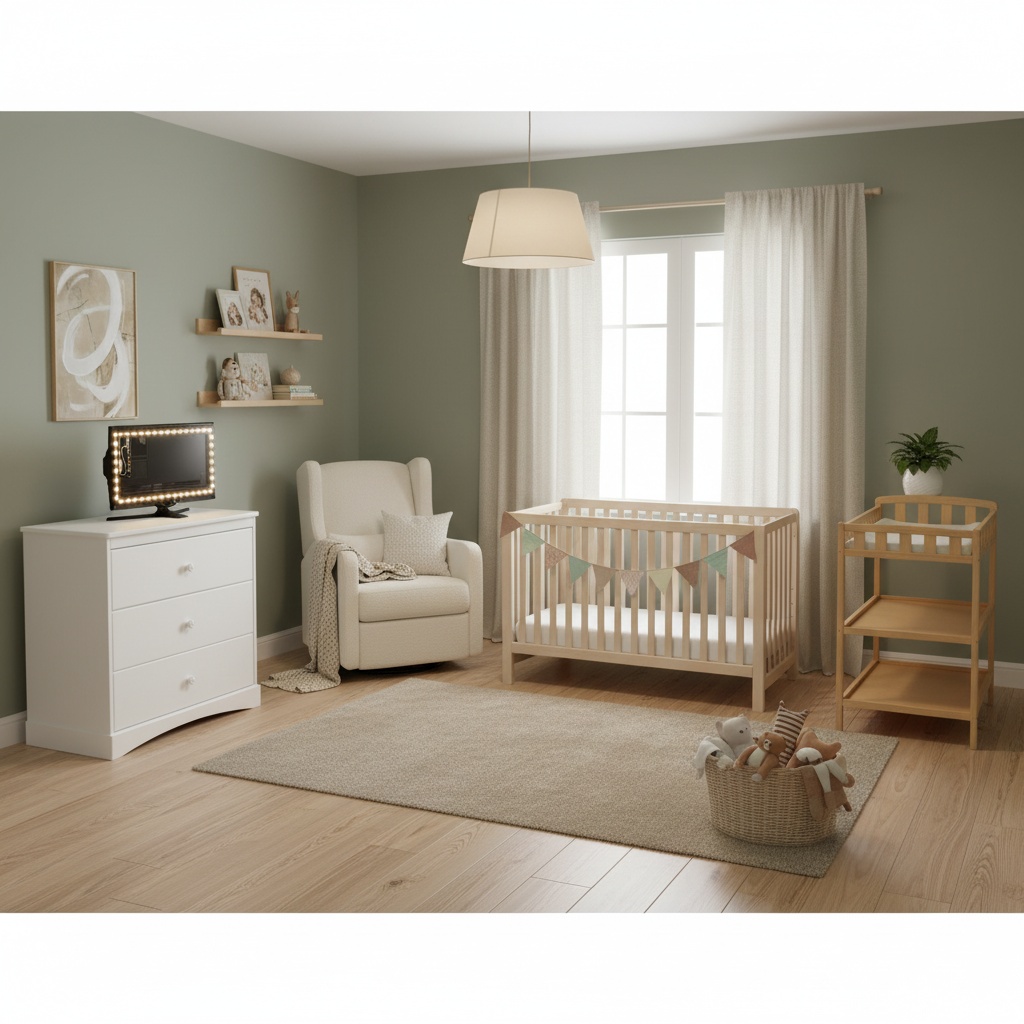Home Interior Design: Futuristic Nursery Ideas with a Neutral Palette ...