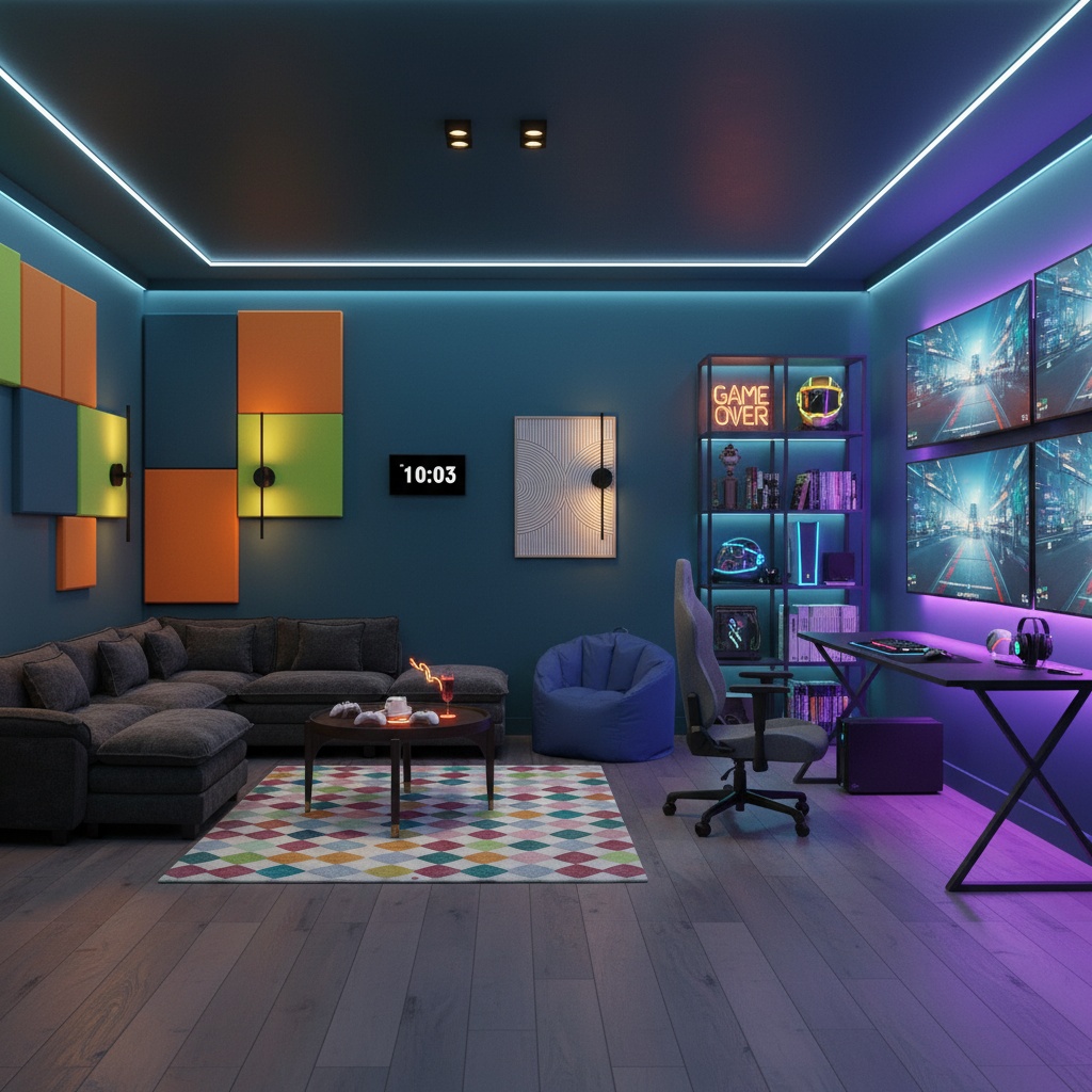 Home Interior Design: Bold Japanese Media Game Room Ideas & Tips - Artevia