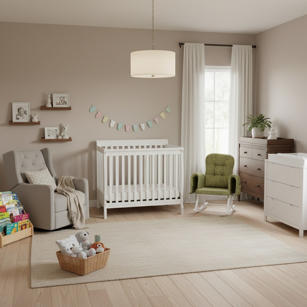 Home Interior Design: Modern Nursery Neutral Ideas - Tips & Budget ...