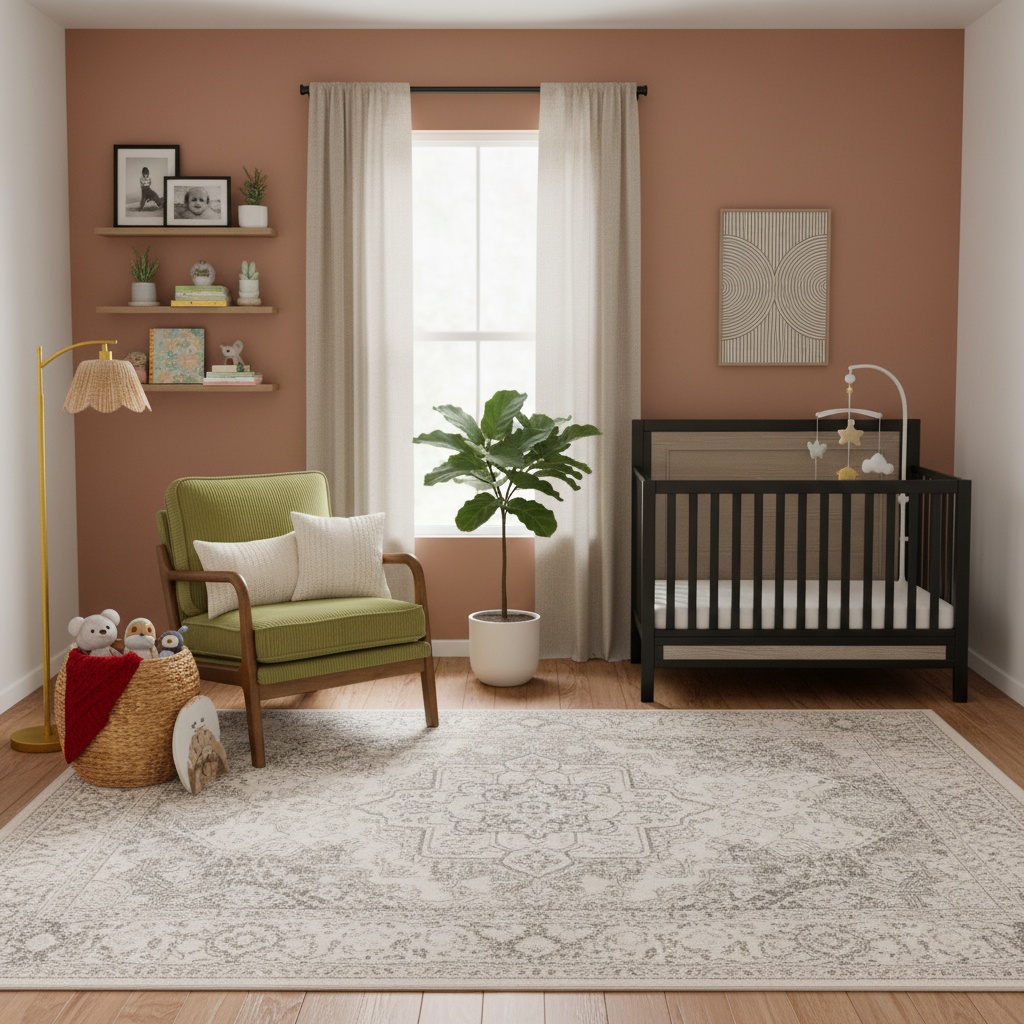 Classic Nursery Earth Tones Ideas - Home Interior Design Guide - Artevia