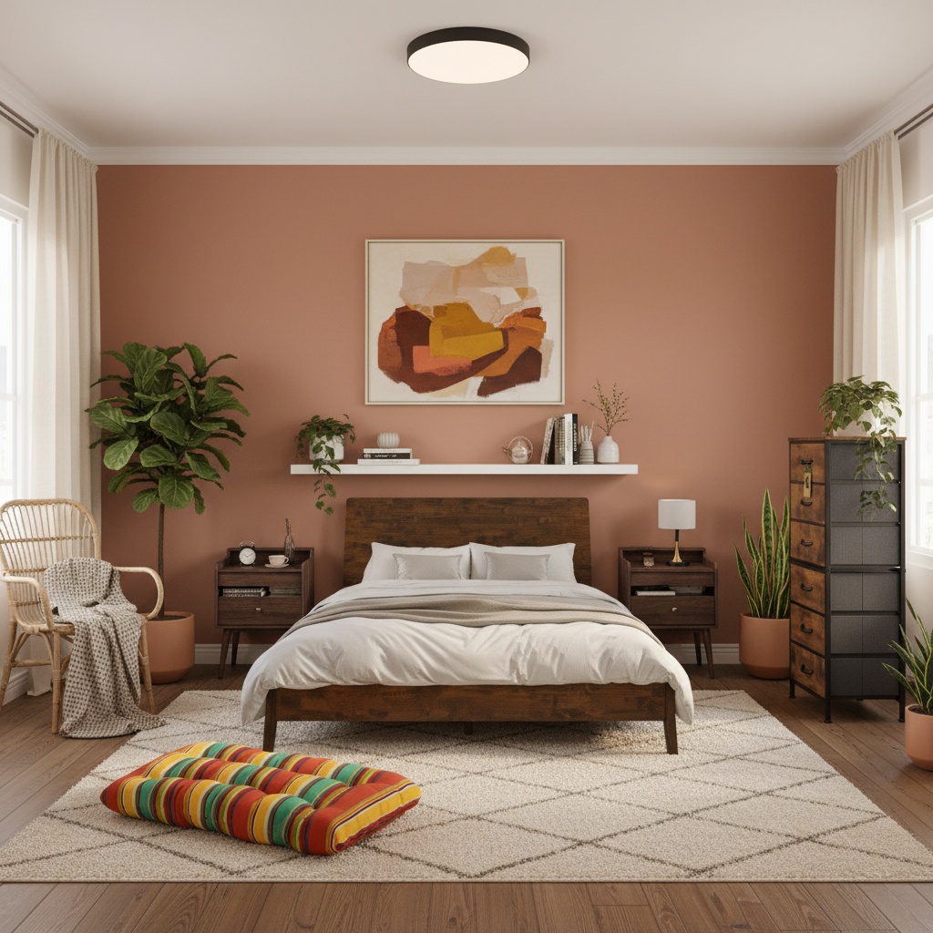 Modern Bedroom Earth Tones Ideas | Home Interior Design Guide - Artevia