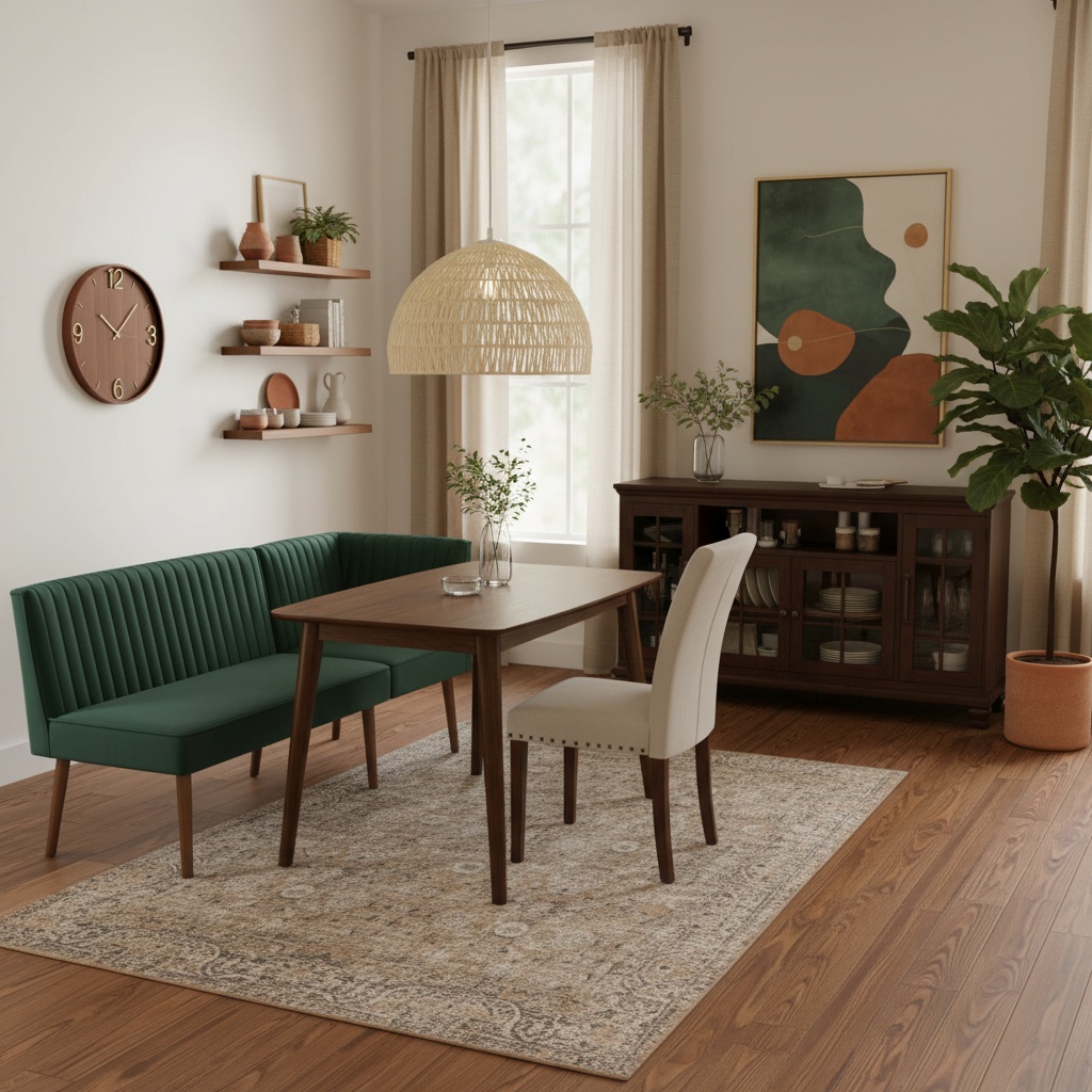 Picture Idea: Minimalist Dining Room Ideas Earth Tone Interior Design Tips