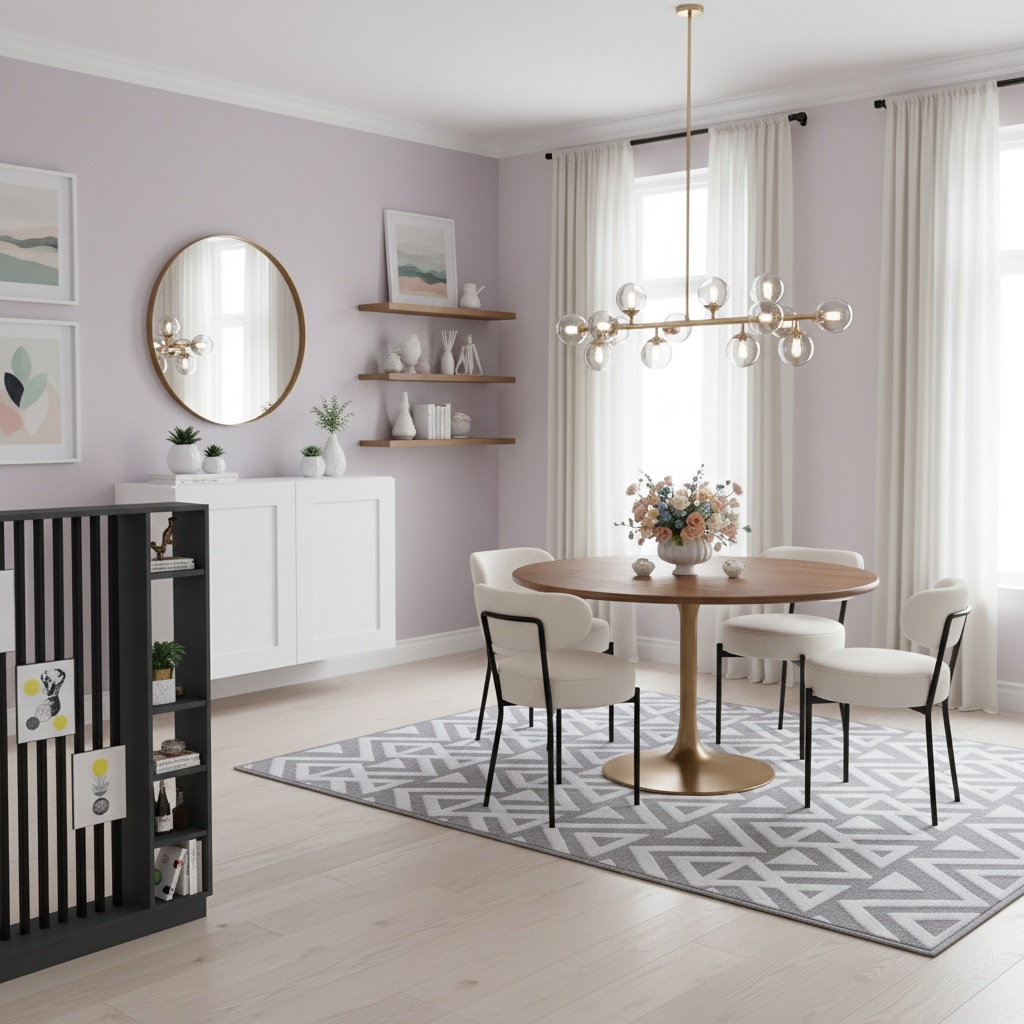 Futuristic Dining Room Design with Pastels | Home Interior Design Tips ...