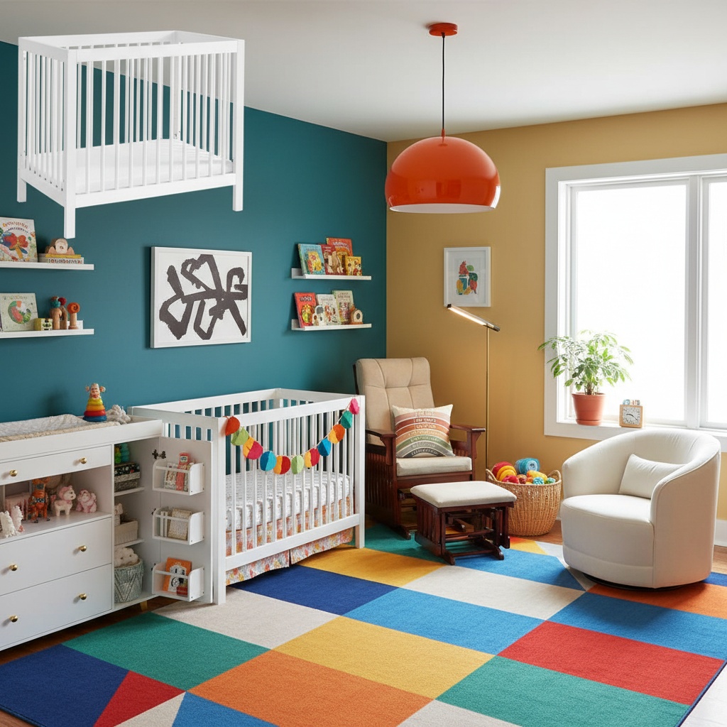 Vintage Nursery Design: Bold Colors & Style Ideas | Home Interior ...