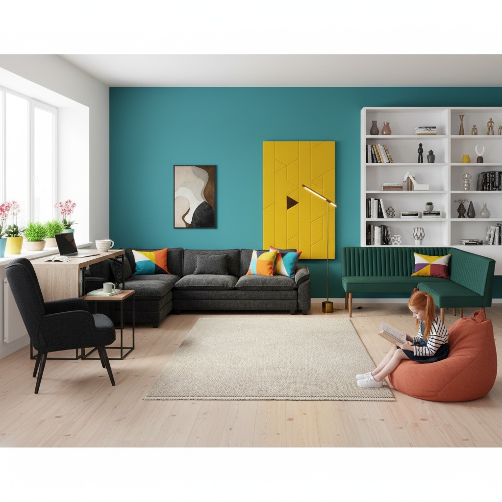 Bold Modern Studio Design Ideas: Home Interior Design Insights - Artevia