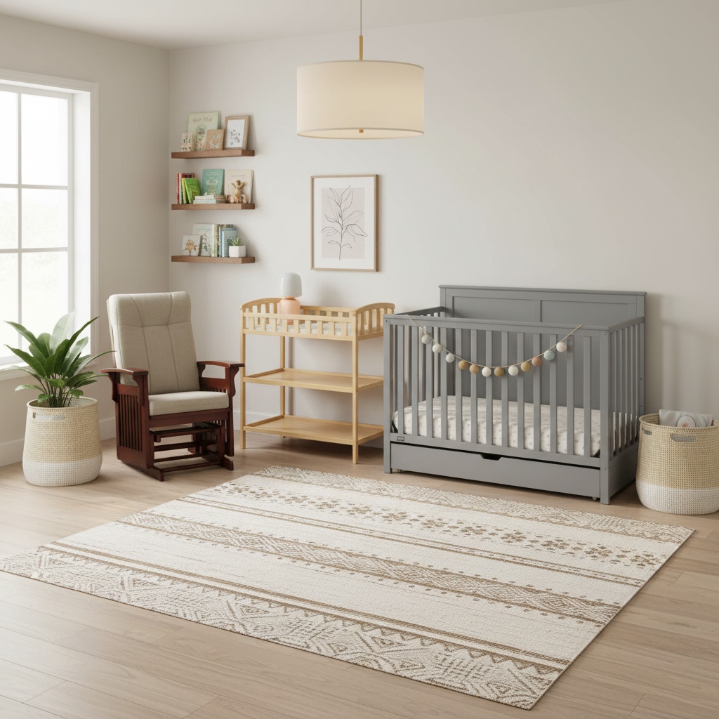 Home Interior Design: Rustic Nursery Ideas with Earth Tones - Artevia