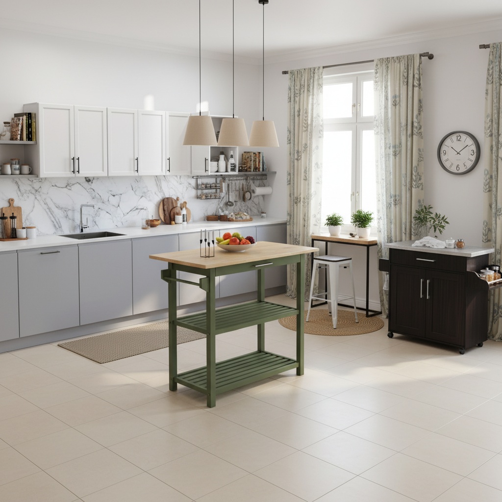 Home Interior Design: Minimalist Kitchen with Neutral Colors - Artevia
